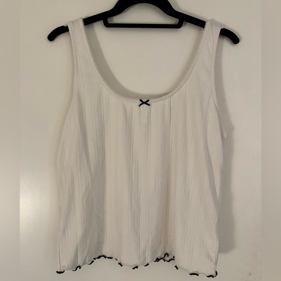 A&F Pointelle Sleep Tank | Women’s L | GUC - Picture 2 of 6